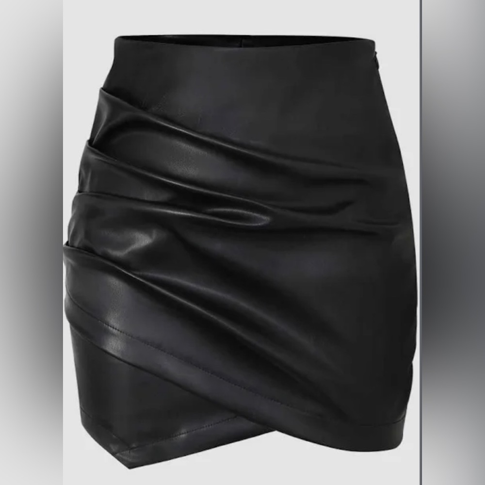 Zara Faux Leather Skirt